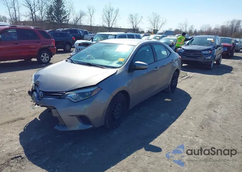 2016 Toyota Corolla Le из США, поврежденный, VIN 2T1BURHE1GC691234